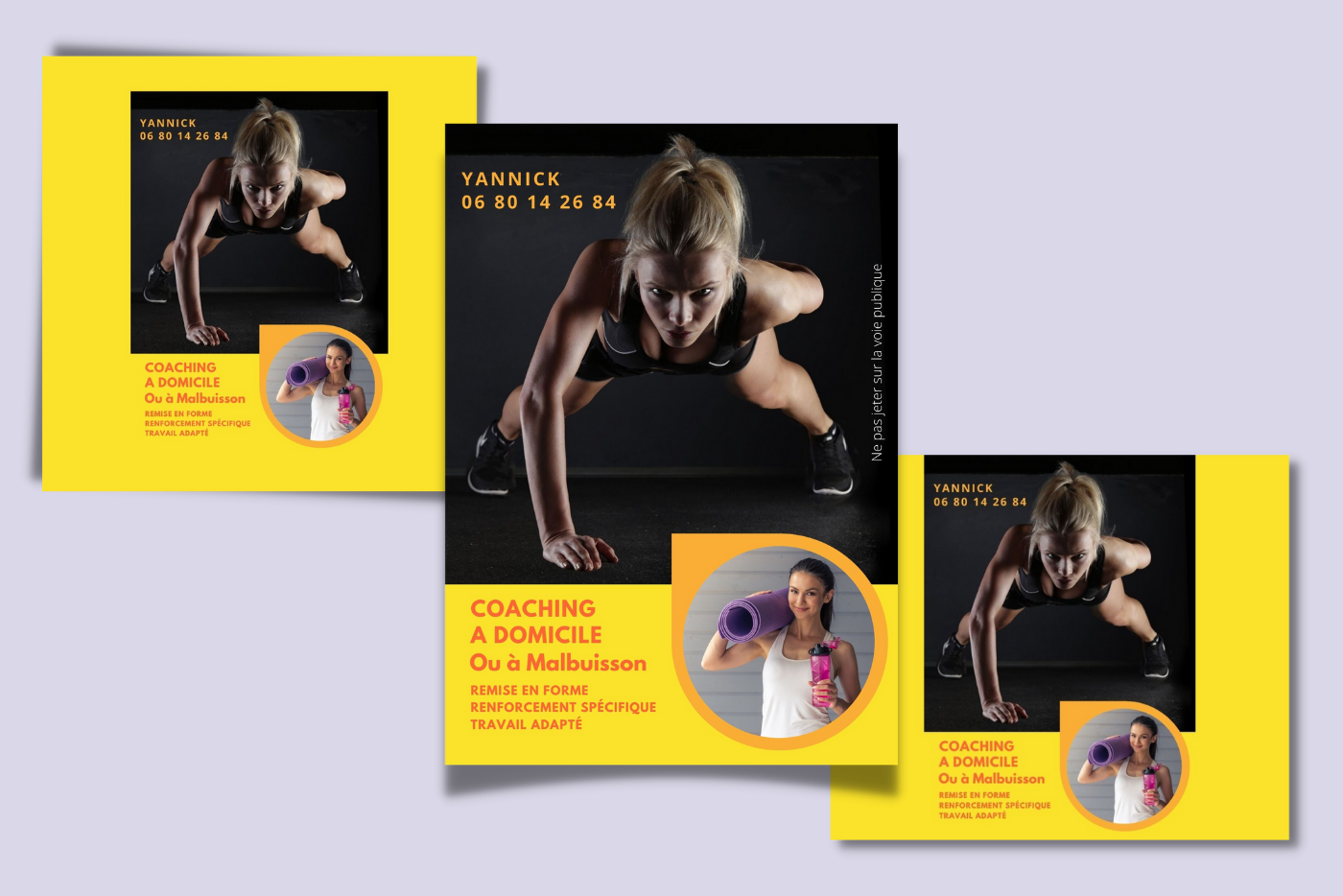 Elaboration de support visuel Alicia Berthier Derose Effervescence de Com Community Manager Social Manager Flyer ; Visuel ; Réseaux Sociaux ; Facebook ; Instagram ; Communauté Coach Sportif Malbuisson Métabief Charte Graphique Indépendant TPE PME
